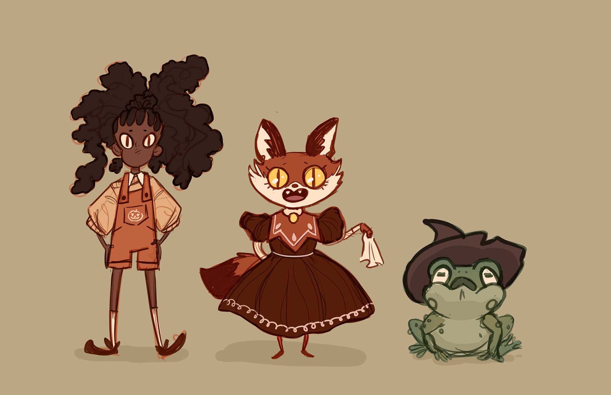 Halloway Character Design for Comics and Animation