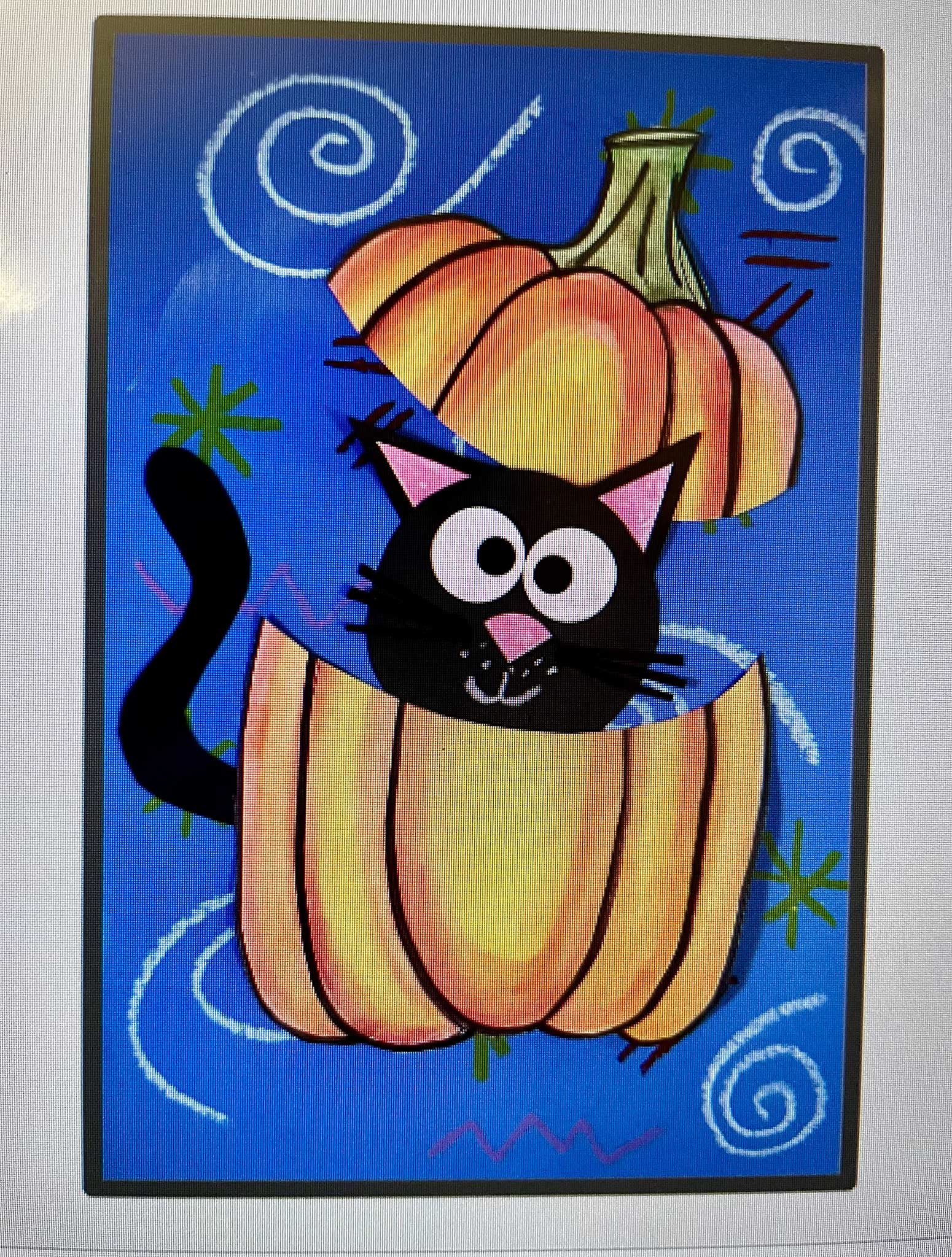 Steele Peek a Boo Pumpkin