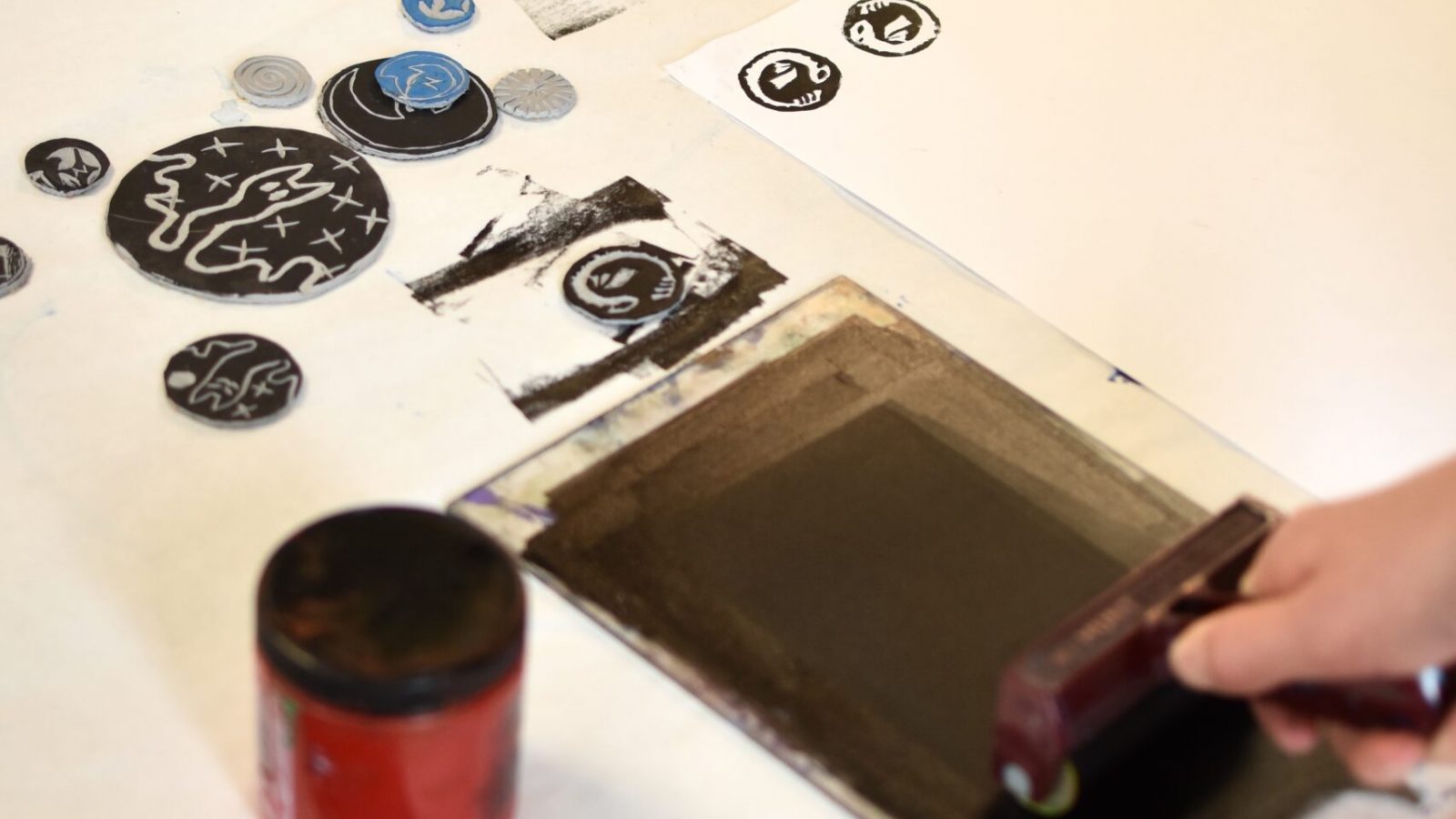 Eraser Stamp Printmaking